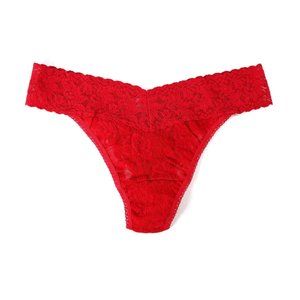 NWT - 2 PACK Hanky Panky Mrs. Original Rise Thong | Red | OS
